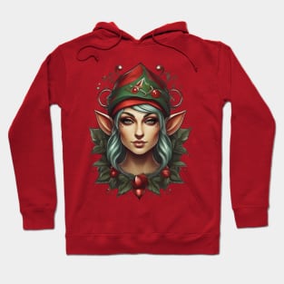 Holiday Elf: Elf Illustration for the Holidays! Hoodie